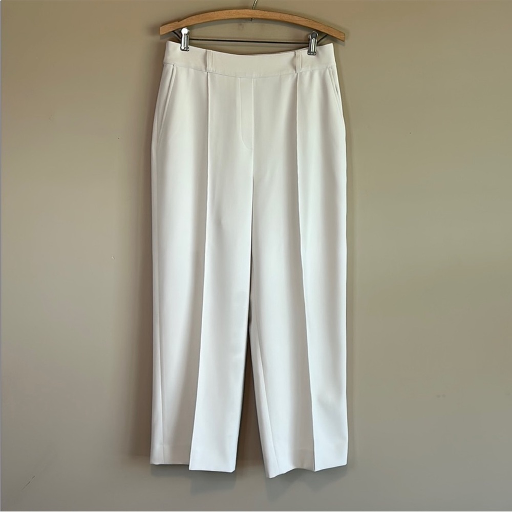 SPANX White Wide Leg Pants High-Waisted